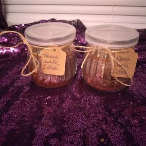 Coffee scented candles